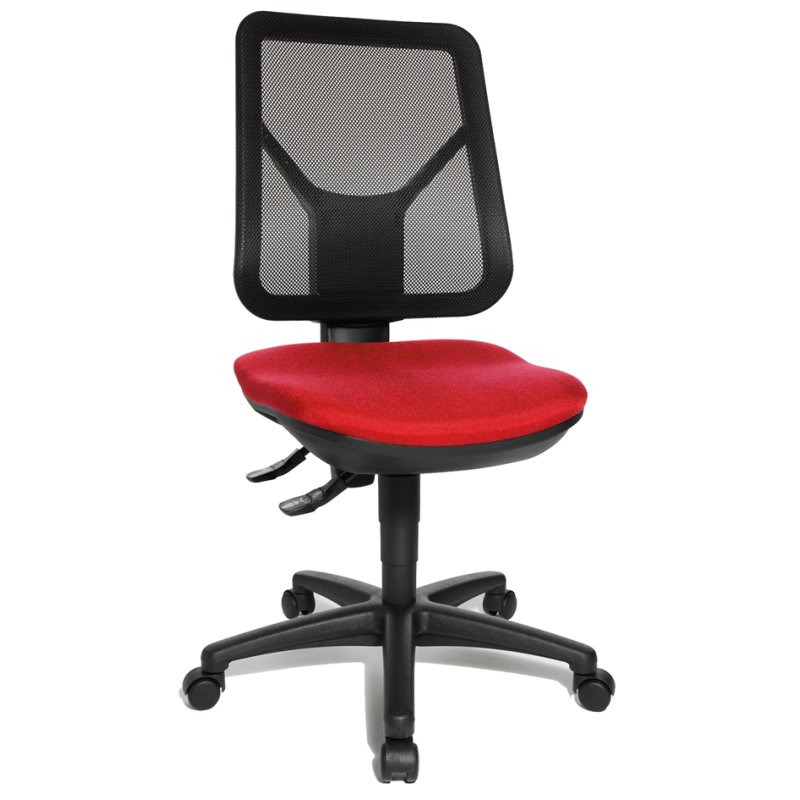 Topstar bureaustoel Ergo Net, paars, netbekleding, ergonomisch